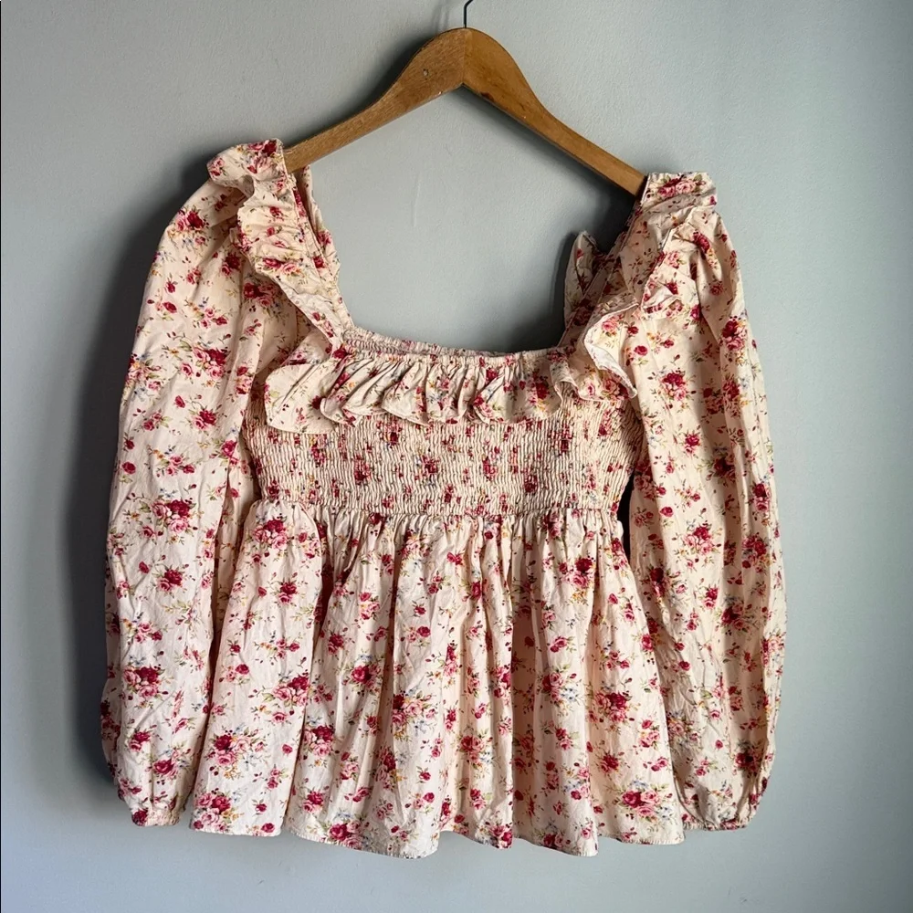 Tuckernuck Hyacinth House Addison blouse Medium - Picture 2 of 8